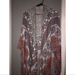 Boho cape